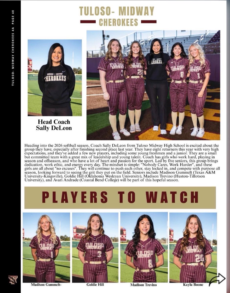 Cherokee Softball tweet media