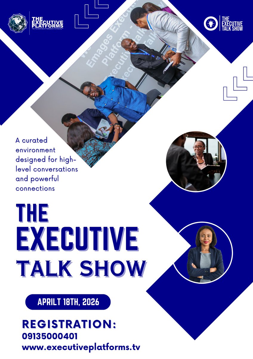 emagesmedia's tweet photo. If your network isn’t stretching you, it’s limiting you
Join top professionals at the Emages Executive Talk Show 3.0.
Theme: Sustained Performance.
April 18, 2026.
Register: https://t.co/oWqtnBKKRw
#LeadershipSpace #EntrepreneurMeetup #CLevelConversations #Performance #Growth https://t.co/JqhkemiTCm