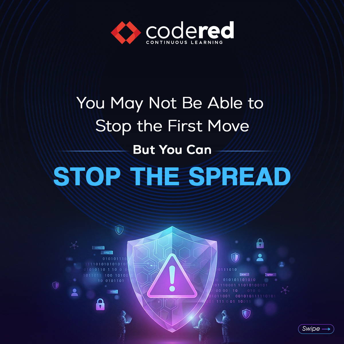 CodeRed_Pro's tweet photo. Hackers find the bug first.
Companies will find it later.
That’s a Zero-Day.
Update fast with CodeRed and stay alert. 🔐
#CyberSecurity #ZeroDay #InfoSec #ThreatAwareness #SecurityLearning #CodeRed https://t.co/BdMSM3LMxS
