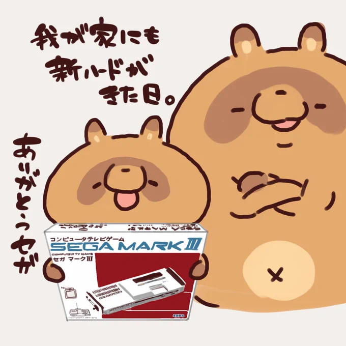セガではメガドライブが世界一なのはわかってますが、私は父がはじめて買ってきたファミコン、セガマークⅢが一番好きなハードでした😌 