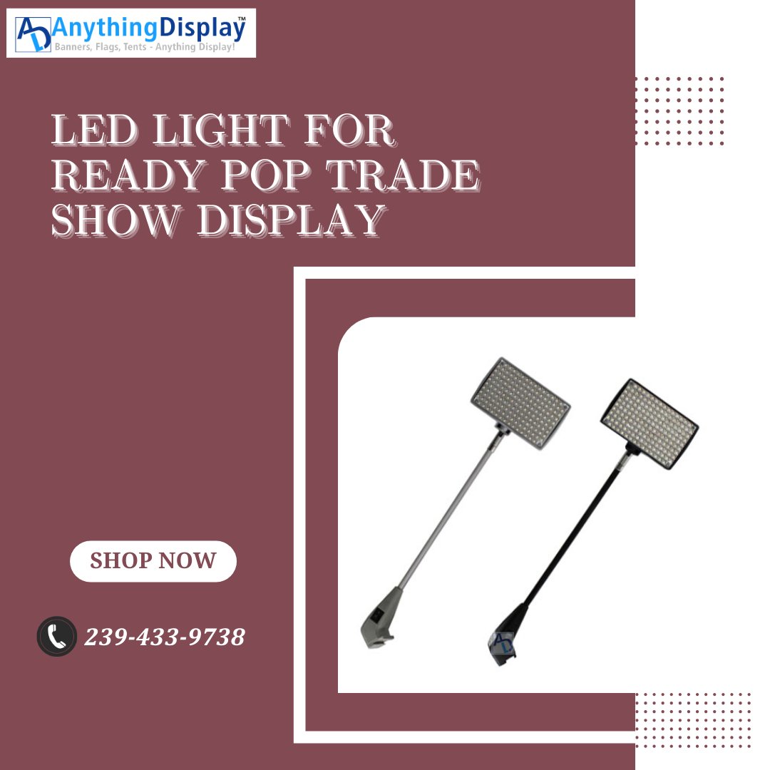 anythingdisplay's tweet image. Make your booth shine.
 LED Light for Ready Pop Trade Show Display highlights graphics &amp;amp; attracts more visitors.

Shop now 👉 
anythingdisplay.com/led-light-read…

#anythingdisplay #ledlighting #tradeshow #boothdesign #eventmarketing #displaygear #branding