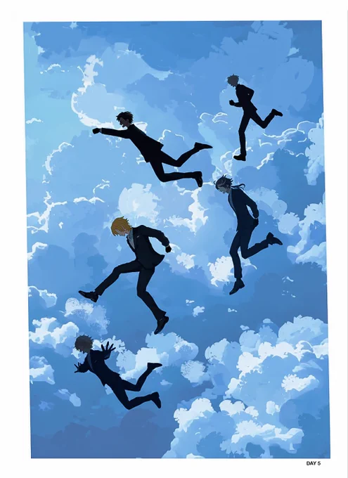 Day 5 "Are you ready to jump?" #DistrictV #drawluca #YaminoArt #Briskart #YuDrawWilson + jimmy
