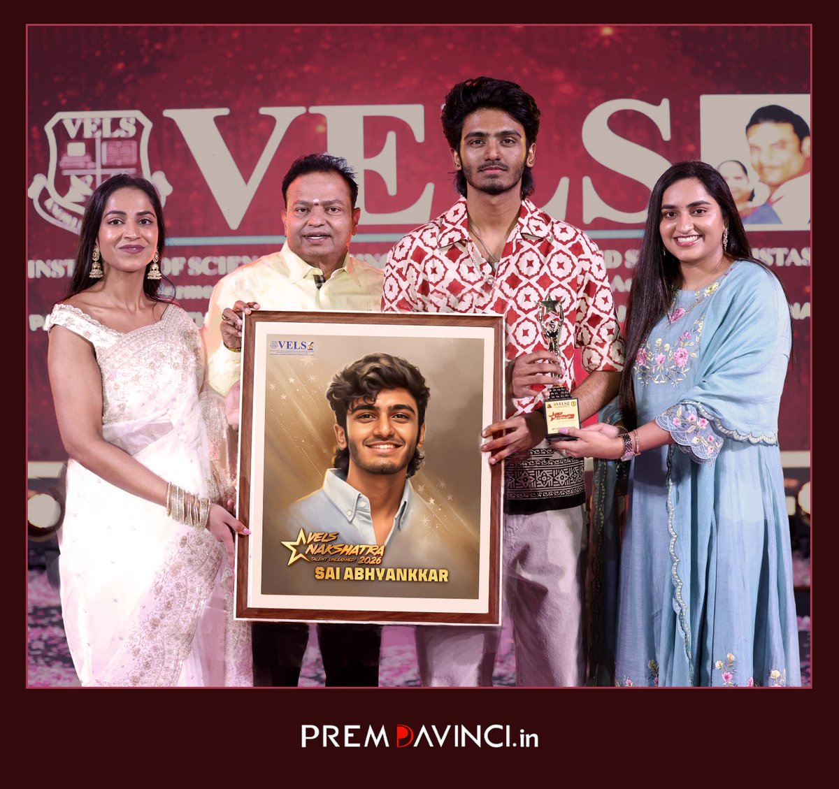 premdavinci's tweet photo. Vels University Nakshatra 2026
#velsnakshatra2026
#dhanush #SaiAbhyankar #Kollywood
#TamilCinema #DhanushFans #TrendingNow
#ViralReels @dhanushkraja @IshariKGanesh https://t.co/dMBjaxpY54