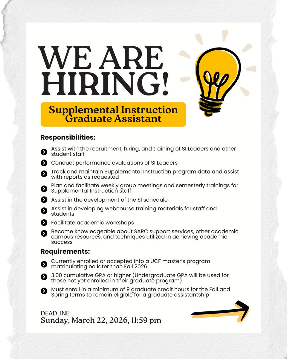 UCF SARC tweet media