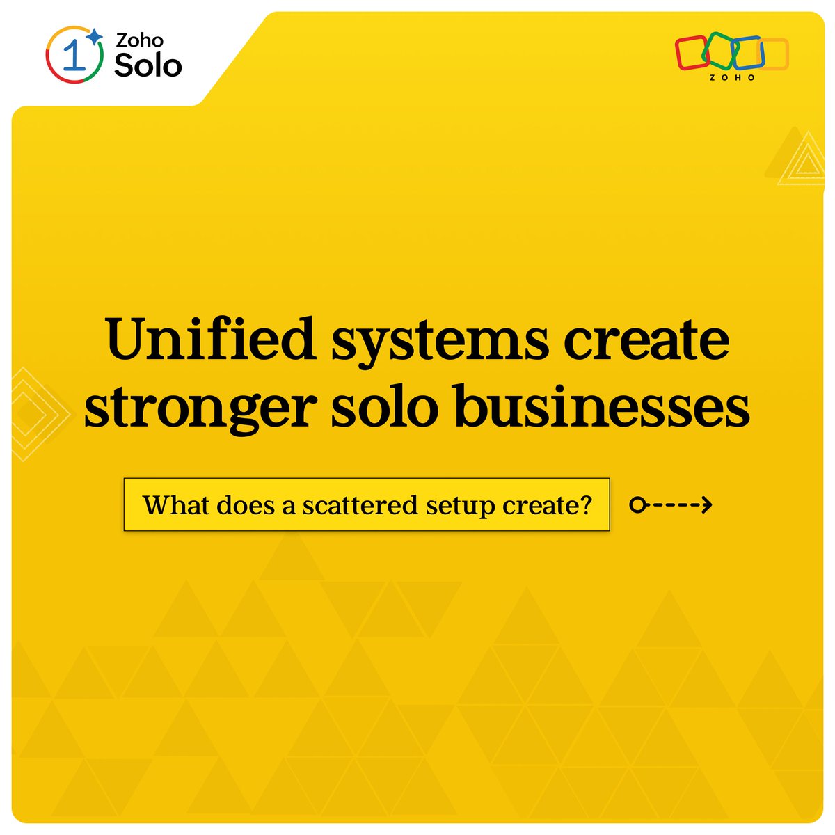 Zoho Solo tweet media
