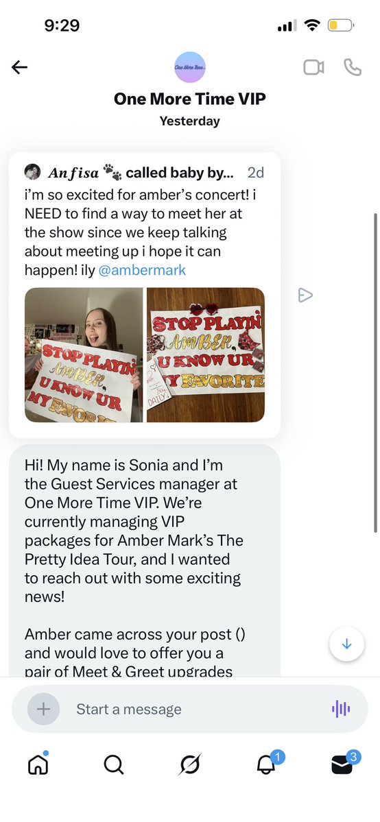 𝑨𝒏𝒇𝒊𝒔𝒂 🐾 called baby by sabrina tweet media