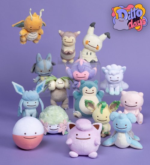 Pokeshopper Notice: A new Pokémon Center Ditto days plush advert has now been published Pokeshopper.net/news