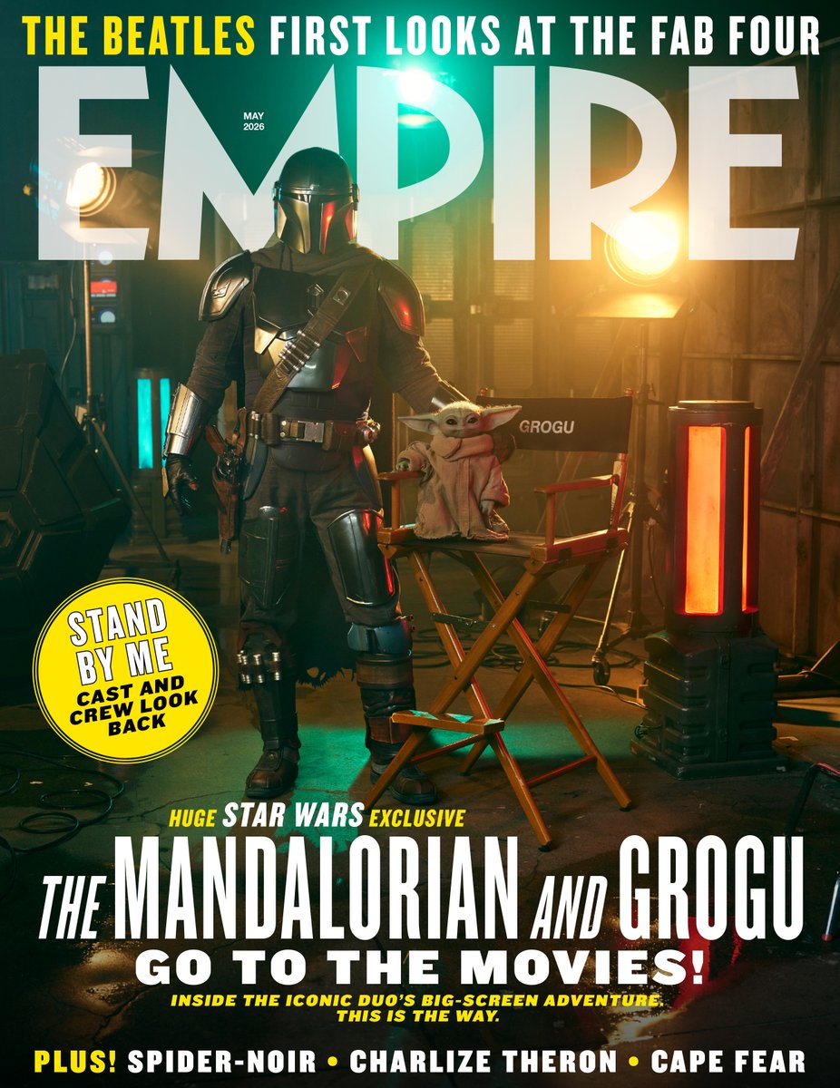 Lights, camera, Grogu🎬

The Mandalorian And Grogu call action on Empire’s exclusive cover shoot, as Star Wars returns to cinemas.

Inside, we blast off with Pedro Pascal, Jon Favreau, Dave Filoni, Sigourney Weaver and more. Out Thurs March 12

Read more: empireonline.com/movies/news/ma…
