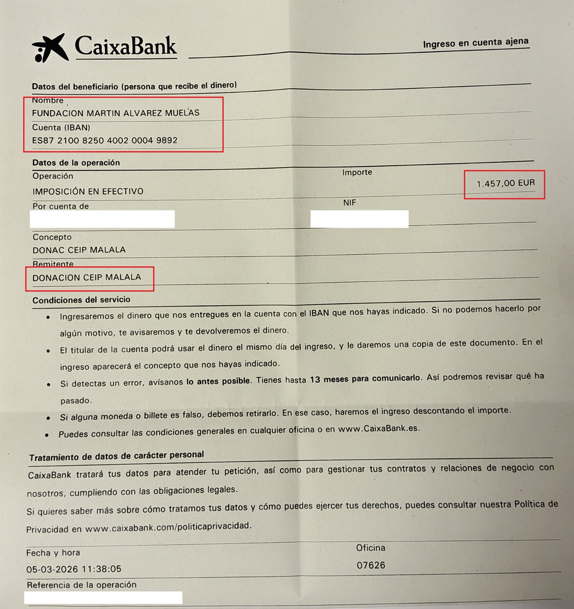 CEIP Malala tweet media