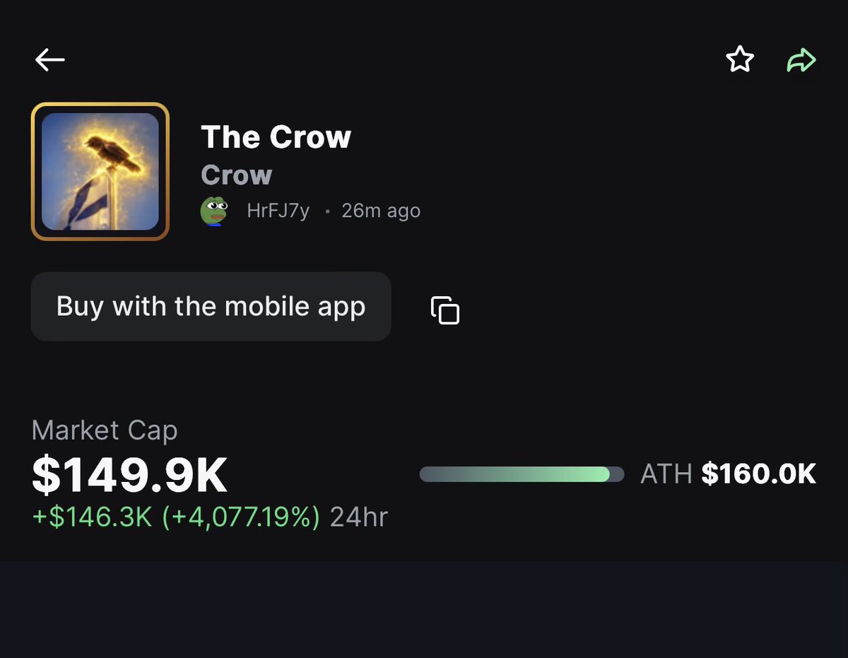 Lets send the $Crow EeSuu9hyBQ5aJq9gPM2Z1rE6Xs2TDw49HfaAroRg43e7

This is essential