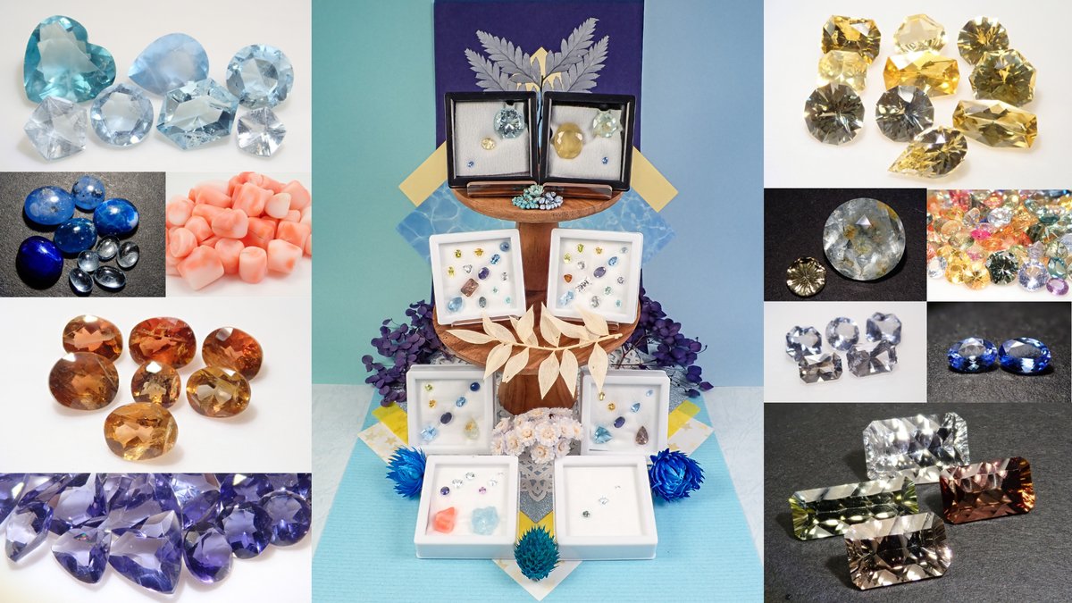 3月キャンペーン開催します‼️】 3月誕生石アクアマリンを中心に、購入