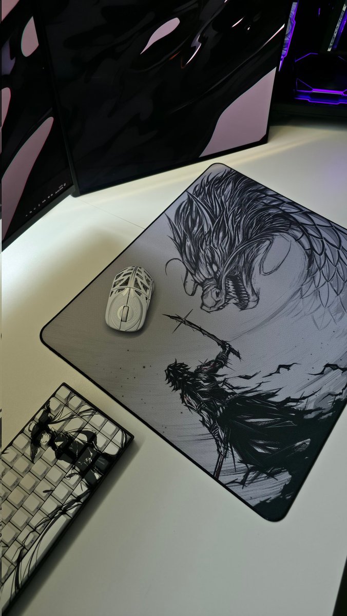 iShadowZera's tweet photo. O que você acha desse combo? Alguma sugestão para melhorar?
Teclado: WLmouse Ying 75 Xiao
Mouse: WLmouse Strider
Mousepad: Padsmith Crucible Pro
#desksetup https://t.co/V3q2qW6SK4