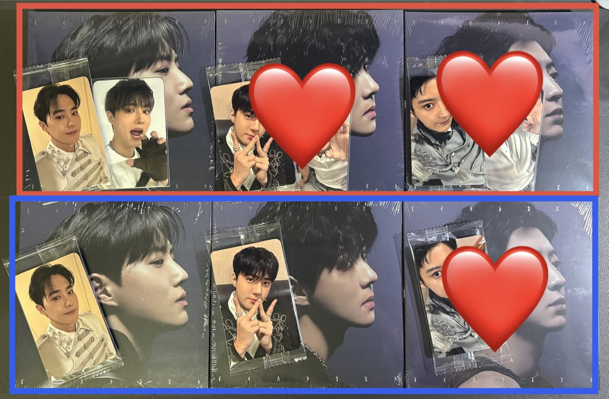_luvv82's tweet photo. 엑소 리버스 쇼케 앨범 미공포 양도

❤️미개봉 앨범+쇼케포카+미공포 멤버별 1.5
💙 미개봉 앨범+미공포 멤버별 1.3

배송비 별도

오픈채팅 디엠 주세용
https://t.co/I5hxRJ0t8K

exo reverxe crown 크라운 케타포 포카 컴팩트 수호 찬열 세훈 suho sehun chanyeol pc poca https://t.co/jW4fw9gXDu