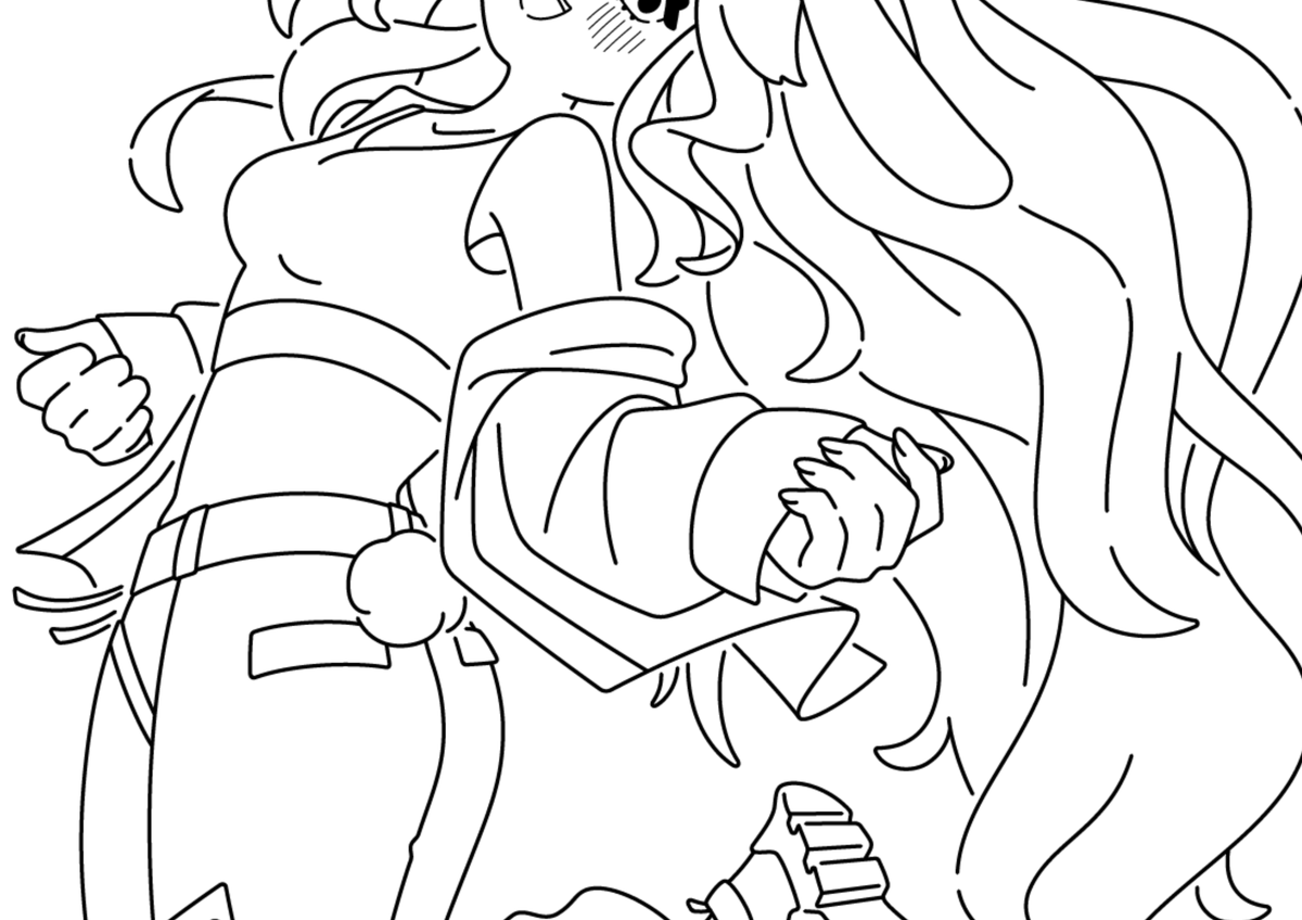 思い付きでやってみたくなって
マウスでFA描いてる