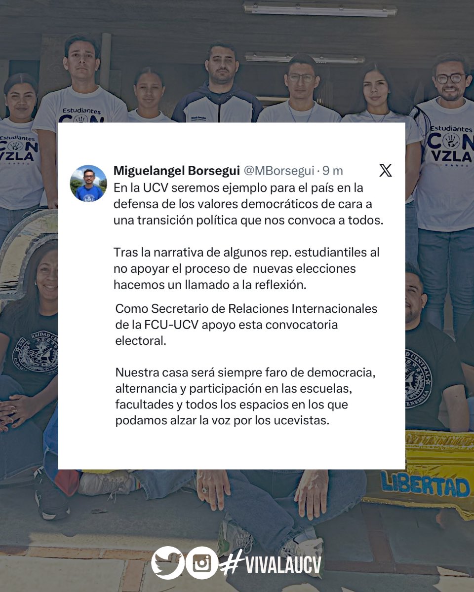 Viva la UCV tweet media