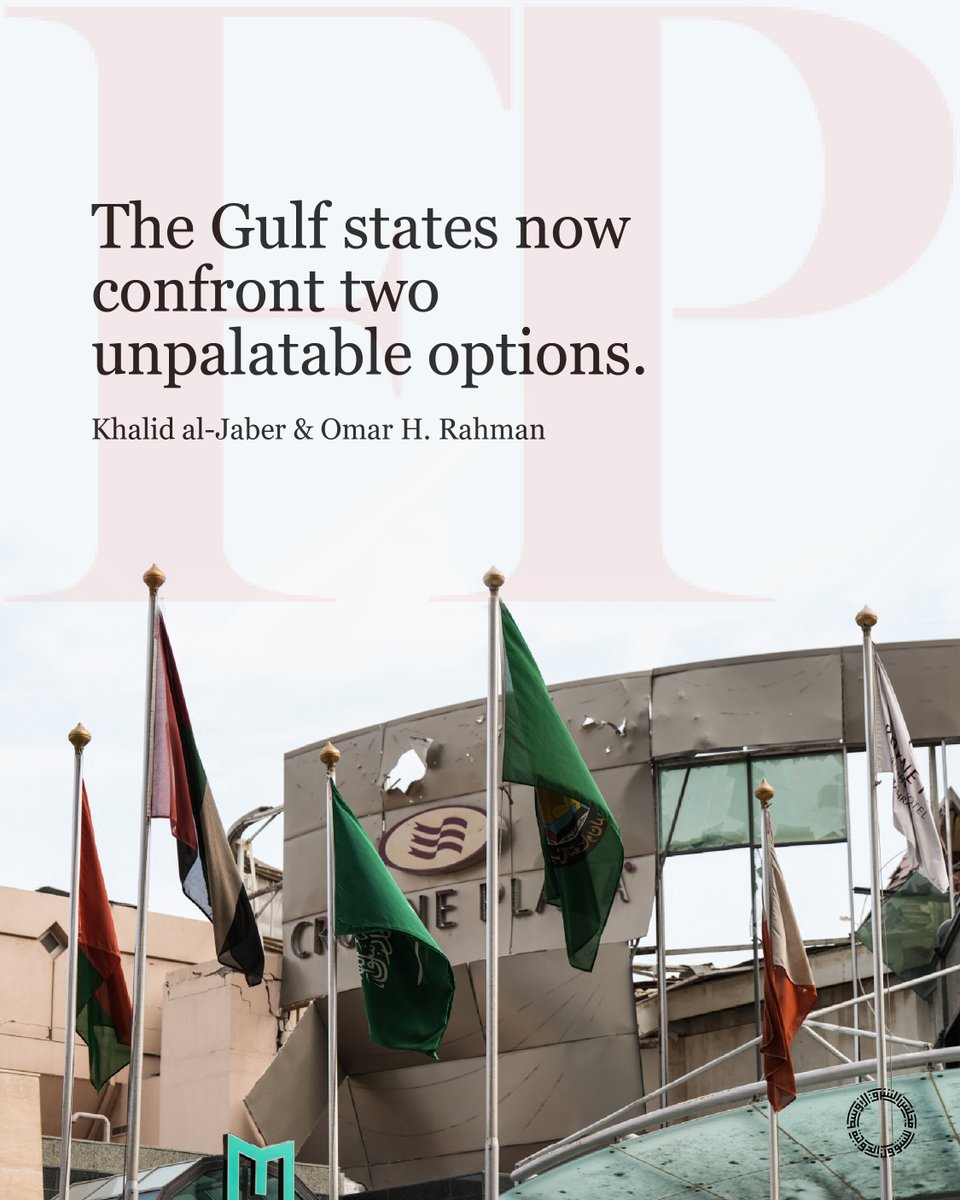 Middle East Council on Global Affairs tweet media