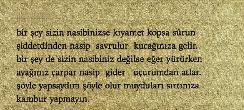 Raskolnikovsair's tweet photo. Bir şey sizin nasibinizse... https://t.co/I8kmYTfXaH
