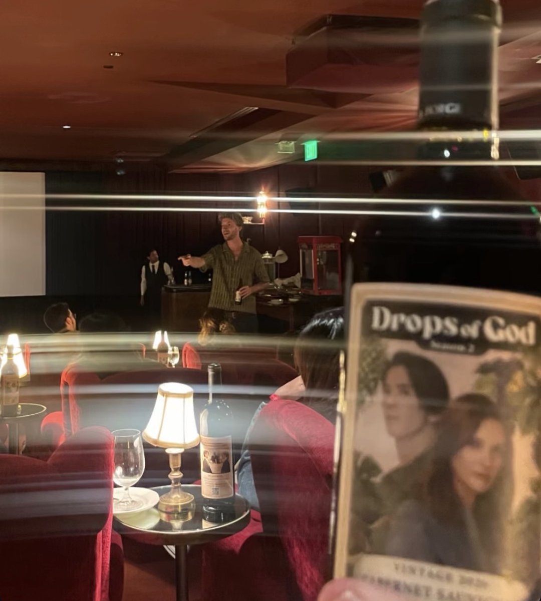 🍷「神の雫」S2でサウンドトラックを担当したIan Arber氏ストーリー
instagram.com/stories/ianarb…

🇺🇸ウェストハリウッドの"Soho House"で、「神の雫」の上映会があったみたい🎞　ボトルが素敵😍
#DropsOfGod #山下智久 #FleurGeffrier