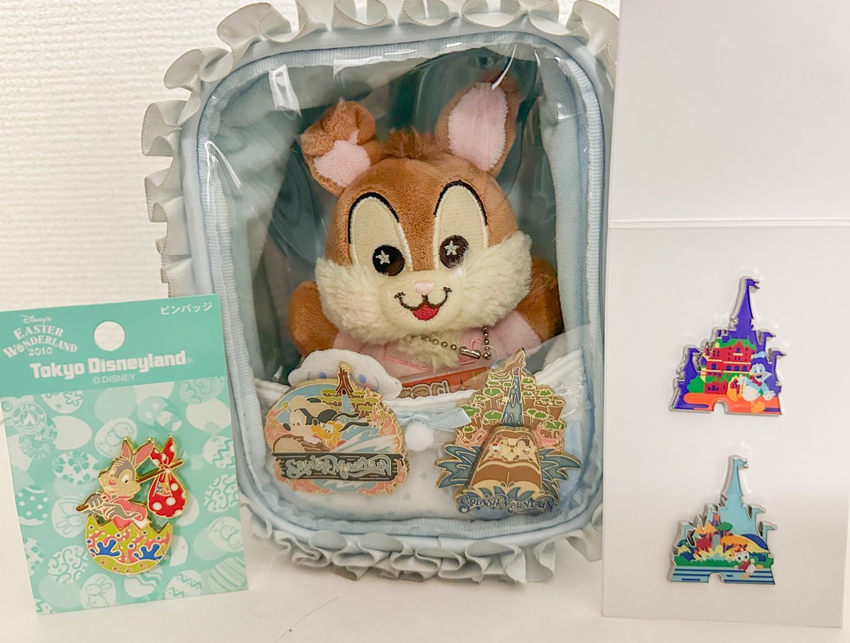 スプラッシュ・マウンテンのピンバッジ みんな違って みんないい