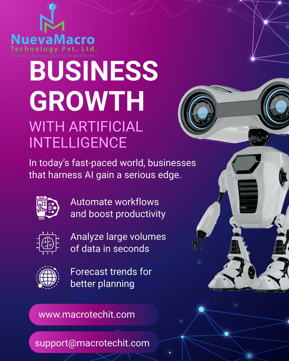 NmTech22's tweet photo. 🚀 Grow Your Business Faster with AI
Still doing everything manually?Let AI handle the heavy work while you focus on scaling your business.
✨ Automate daily tasks
📈 Boost marketing performance
💡 Get smarter business insights
⏱ Save hours every week https://t.co/8sjuJ5xu9W