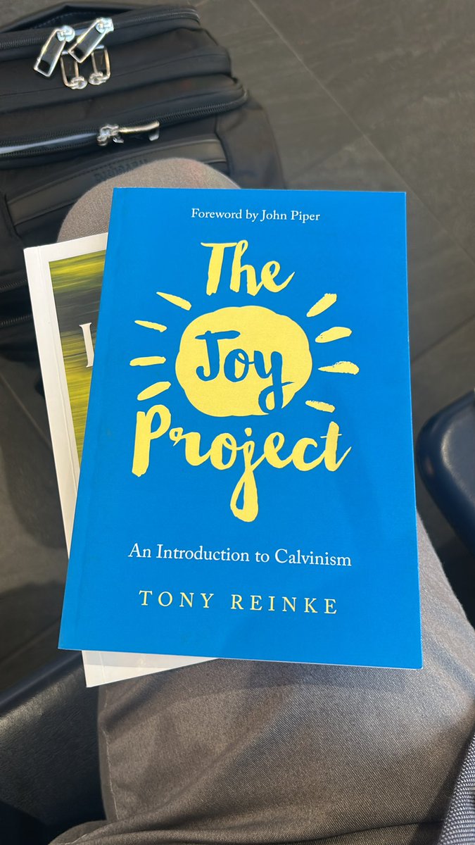 MattBradner's tweet photo. @TonyReinke Also- head down and back to ATL today for a leadership event with some Chick-fil-A friends. Brought this guy for the plane rides. https://t.co/PAeo0a1CI2