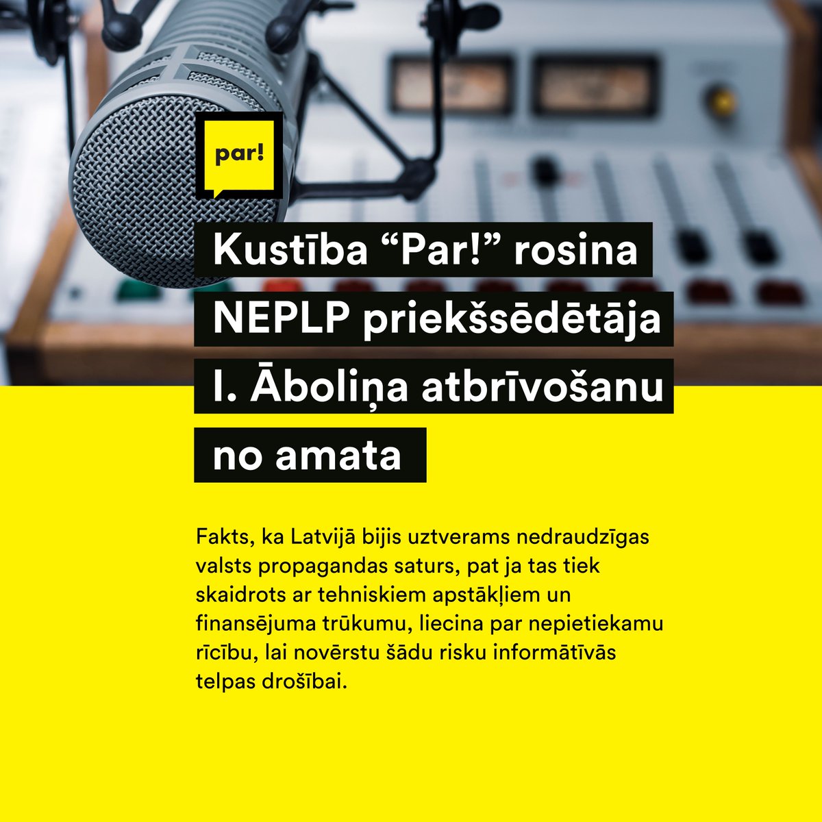 Kustība "Par!" 🇺🇦 tweet media