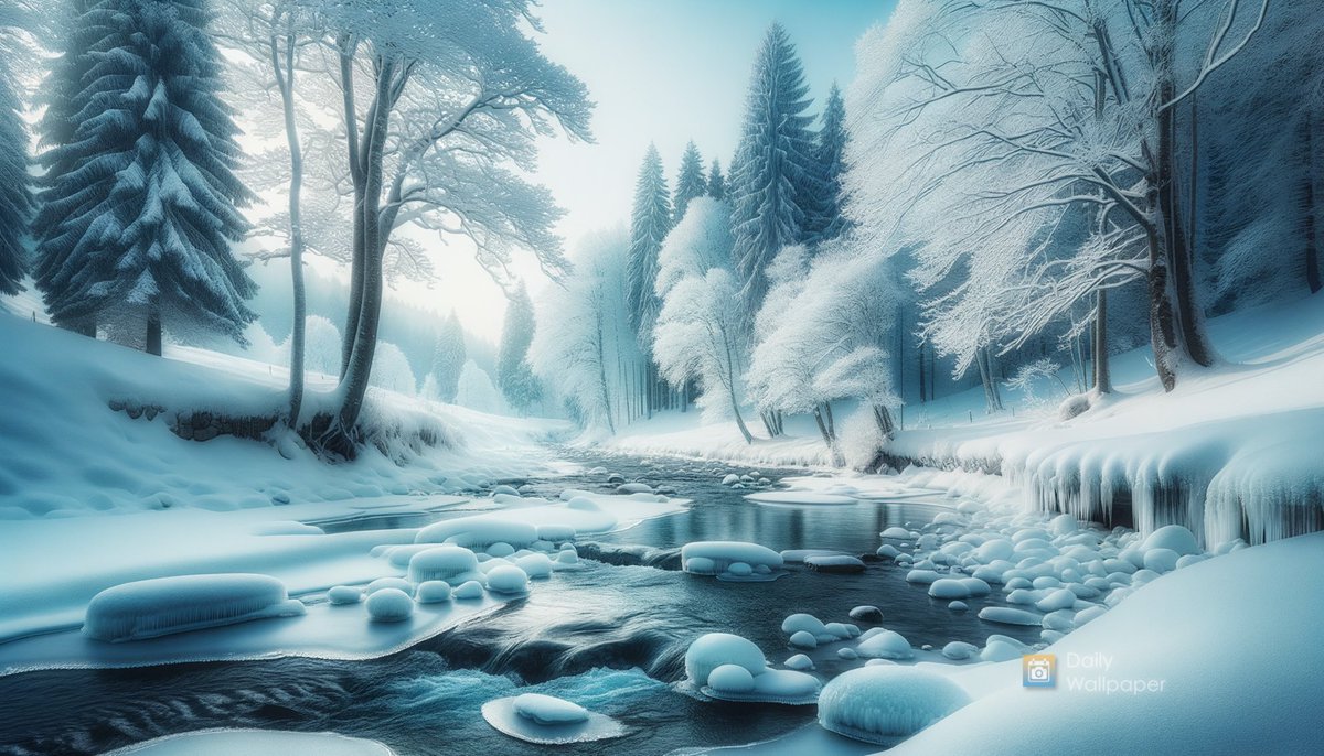 DailyWallApp's tweet image. ❄️ “Snowy River” - new wallpaper

📲 Daily Wallpaper for iOS/Mac:
dailywallpaperapp.com/appstore

#winterwonderland #wallpapers #AIArt #DALLE3