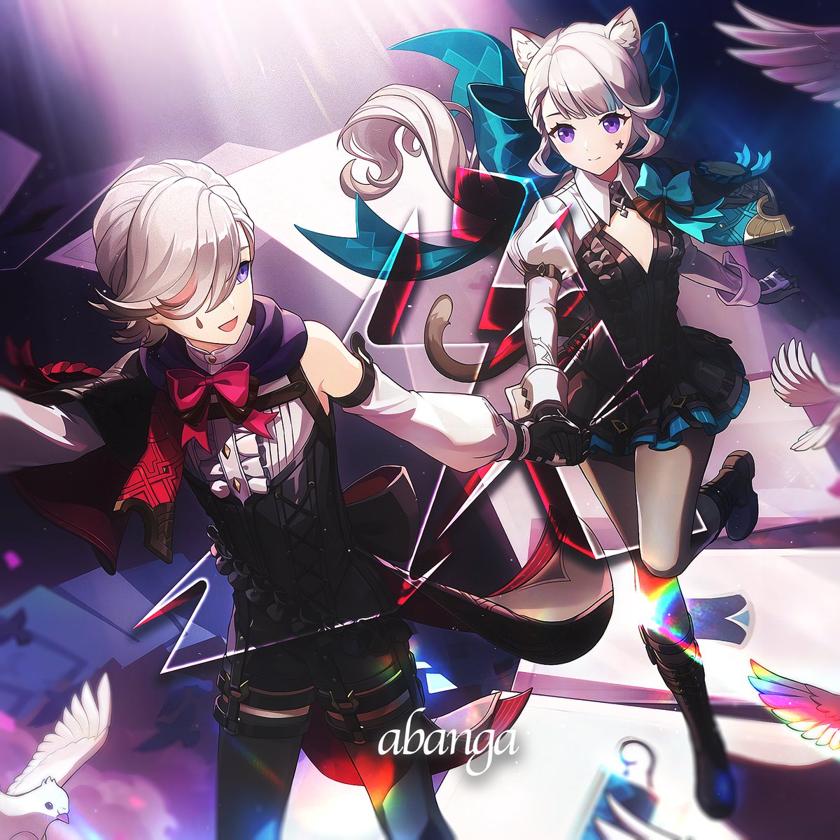 自分のロゴでアニメaviを作りました。

for my self