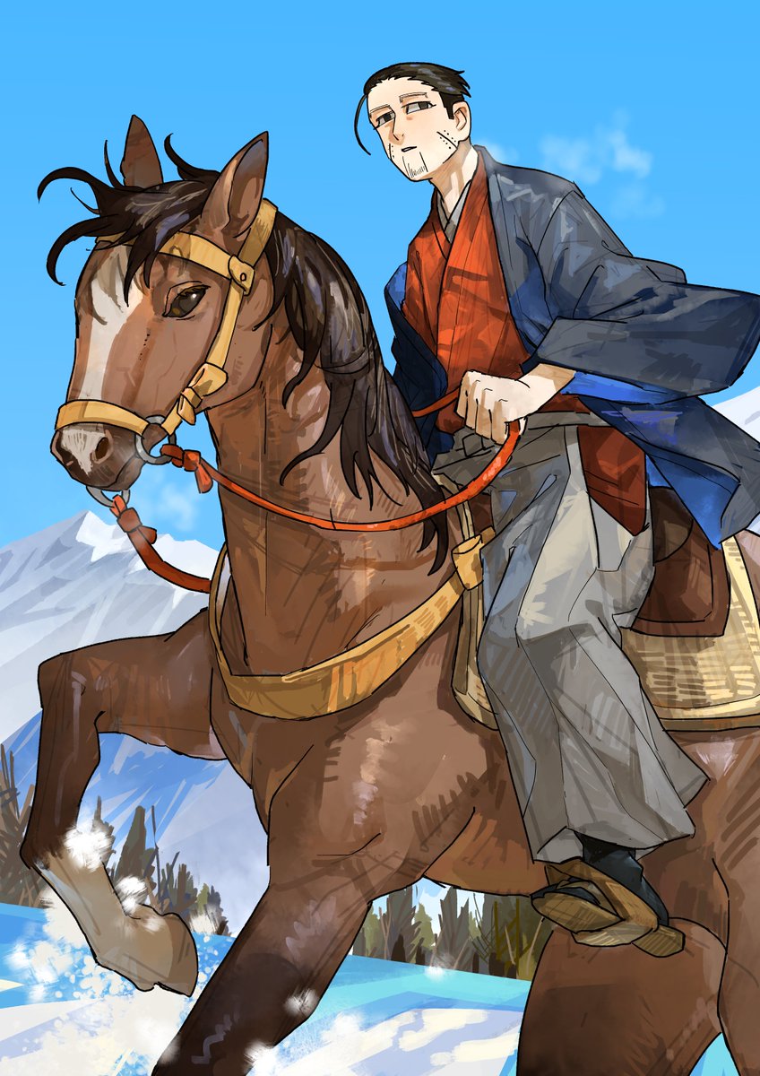 hatter0630's tweet photo. 遲了好久的馬年賀圖 https://t.co/1wmZXlcO0P