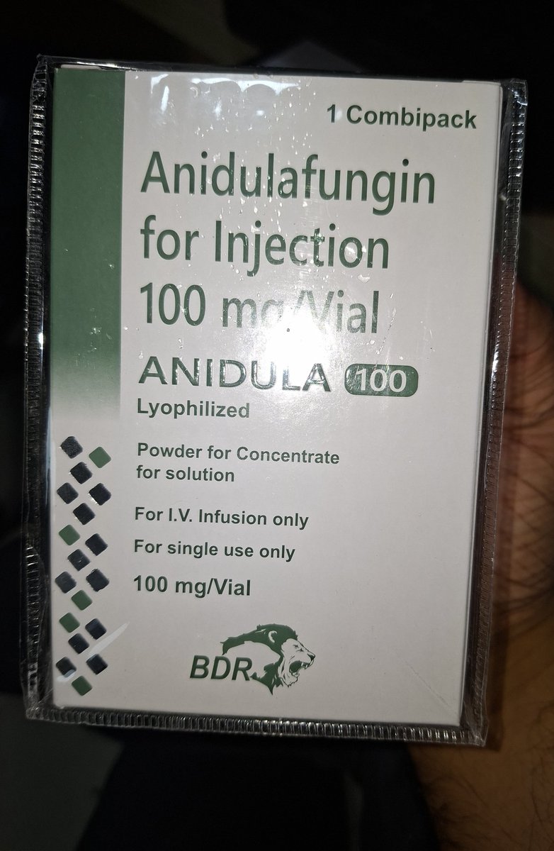 I BET YOU DIDNT KNOW THIS

If your ICU patient is in sepsis, already on broad spectrum antibiotics + still worsening - You suspect Fungal cause

In which case the DOC is not your friendly next door Fluconazole.. it is this very posh and expensive drug