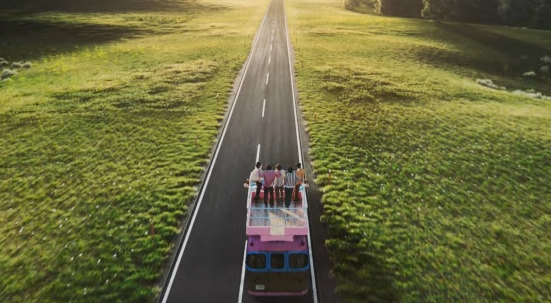 嵐の『Five』MVでラストで嵐五人を乗せたバスがその先の明るい道(未来