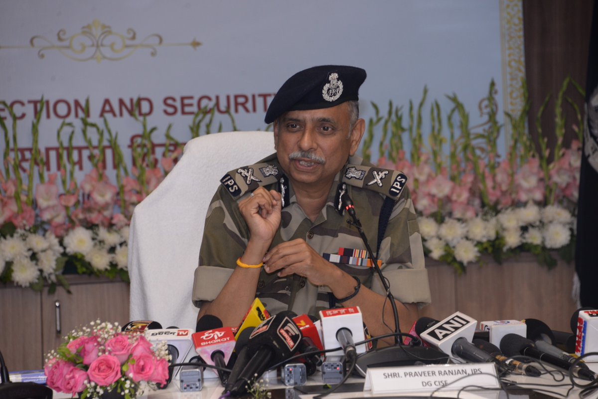 CISFHQrs's tweet photo. CISF ANNUAL PRESS CONFERENCE – 2026

The Annual Press Conference ahead of CISF Raising Day 2026 was held in Bhubaneswar, Odisha. 

The conference was chaired by DG/CISF Shri Praveer Ranjan and attended by senior officers of CISF as well as members of various media houses.

#FutureReady #ShieldOfSecurity #PrideOfIndia #CDP2026 #KRTCMundali  #ServingWithPride #NationFirst

@PMOIndia  
@HMOIndia 
@mygovindia 
@PIB_India 
@PIBBhubaneswar 
@DDNewslive