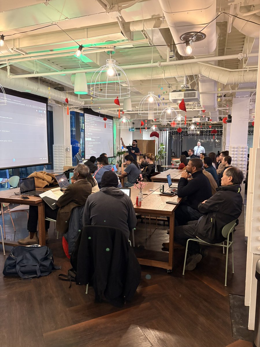 busycaesar's tweet photo. Had a great time presenting at the @MongoDB User Group Toronto last night! π
We dove into Retrieval-Augmented Generation. Attendees walked away with a @credly Skill Badge to show for it.
#RAG #MongoDB #AI #MachineLearning #TorontoTech #LangChain #ArtificialIntelligence https://t.co/R0RTuTXwP6
