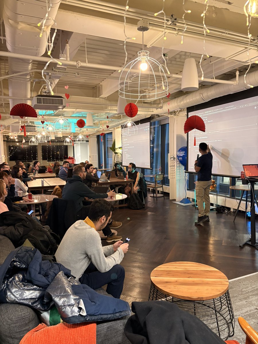 busycaesar's tweet photo. Had a great time presenting at the @MongoDB User Group Toronto last night! π
We dove into Retrieval-Augmented Generation. Attendees walked away with a @credly Skill Badge to show for it.
#RAG #MongoDB #AI #MachineLearning #TorontoTech #LangChain #ArtificialIntelligence https://t.co/R0RTuTXwP6