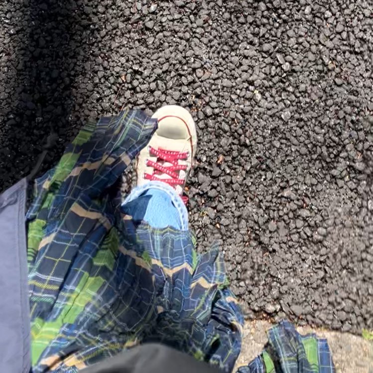 m_aikomi's tweet photo. きのうは今の二人をお互いが見てる靴紐👟で行った🌸 https://t.co/8FKb9i8V52
