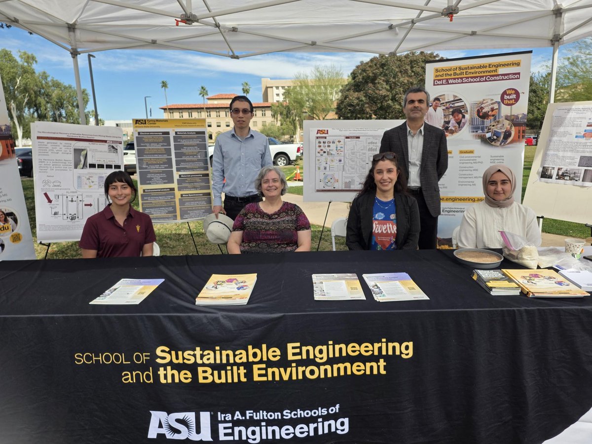 HerckesLab's tweet photo. Crystal presenting her @AZRegents mine tailings research at Arizona Mining Day at the State Capitol.
@SSEBEatASU @MetalAsu https://t.co/LSJY6kjZTd