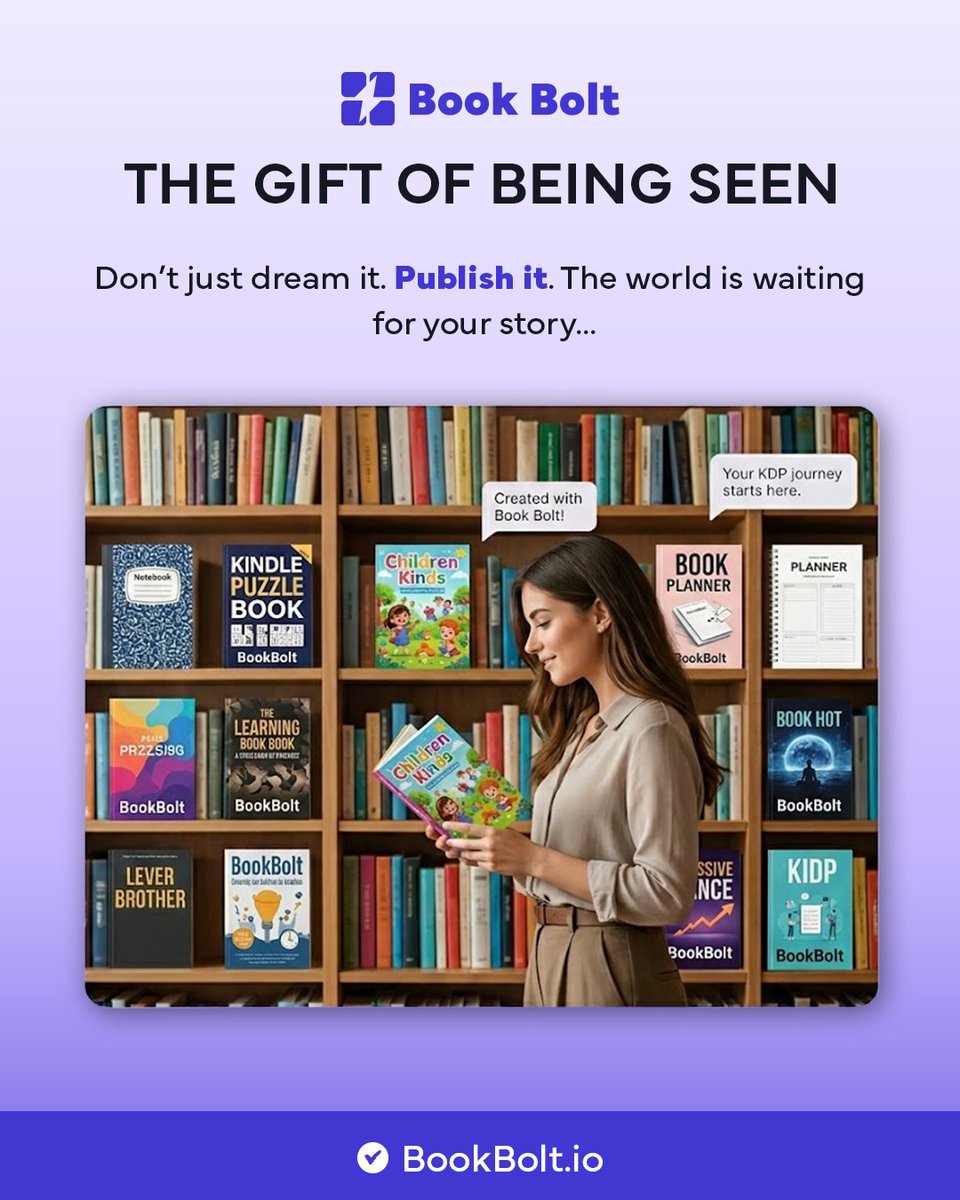 Book Bolt / 📚 Self-Publishing Tool tweet media
