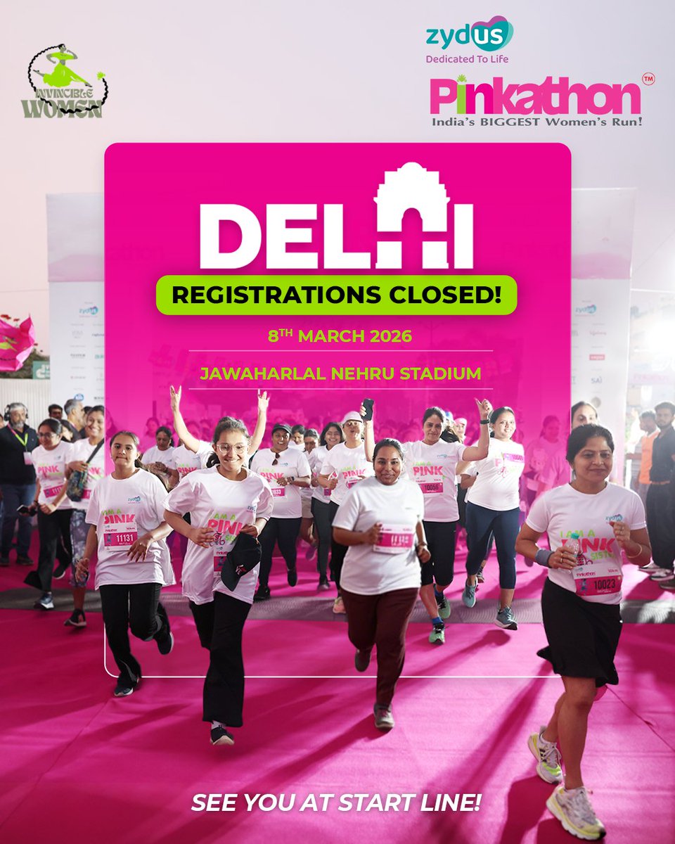Pinkathon India tweet media