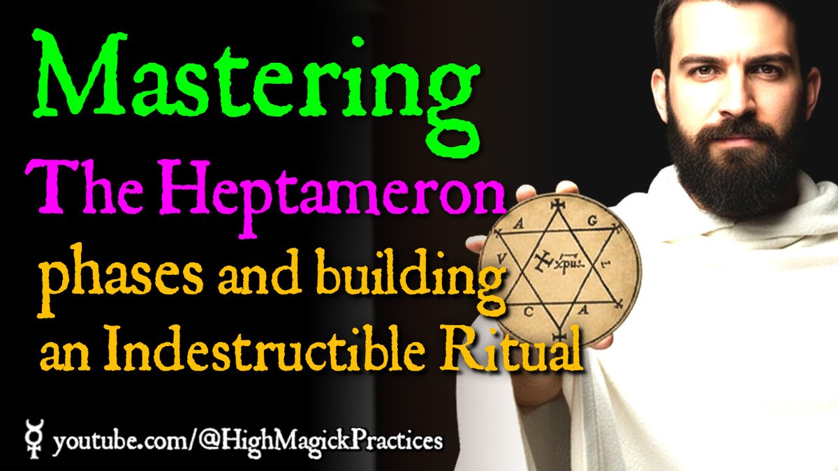 RealHighMagick's tweet image. Unlock the full power of the Heptameron 🪄 from prep to closing, learn the 10-phase Solomonic ritual system that separates serious practitioners from casual dabblers. youtu.be/Mn0fvyrRSh4 #heptameron #solomonicmagick #highmagick