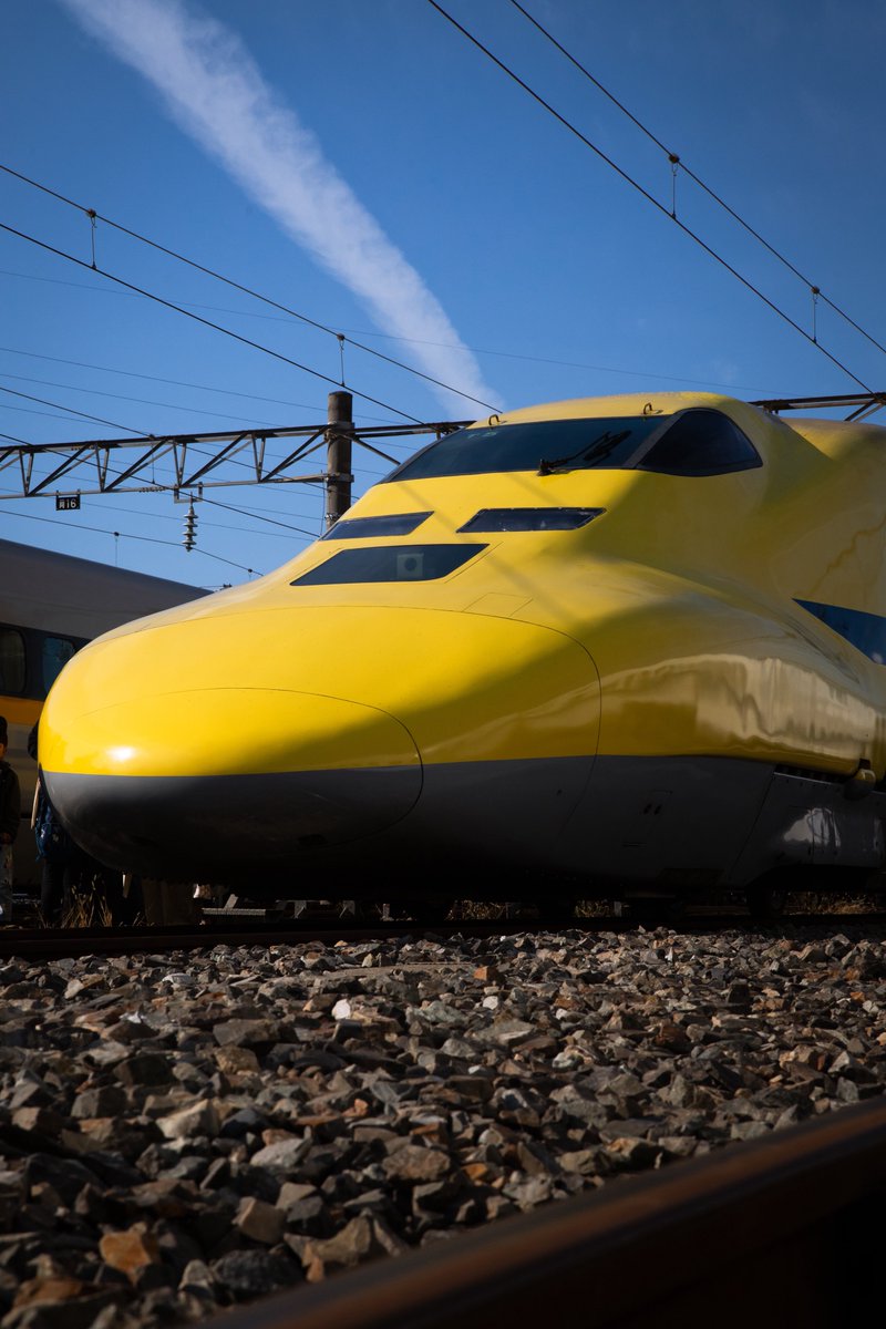 2025/11/23 博多総合車両所岡山支所
山陽新幹線ふれあいデー in 岡山で展示される幹ﾊｶ 923系T5編成 ドクターイエロー。
