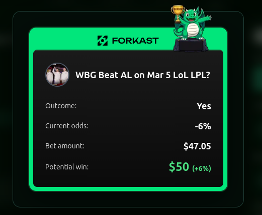 Another epic Bo5 series game between WBG and AL!

With WBG taking the final victory score of 3-1 and going ahead into the lower bracket final! GG! 

Join us!
Referral Link - forkast.gg/?referal_code=…

Only in <a href="/Forkast/">FORKAST</a> <a href="/ForkastSports/">Forkast Sports</a>