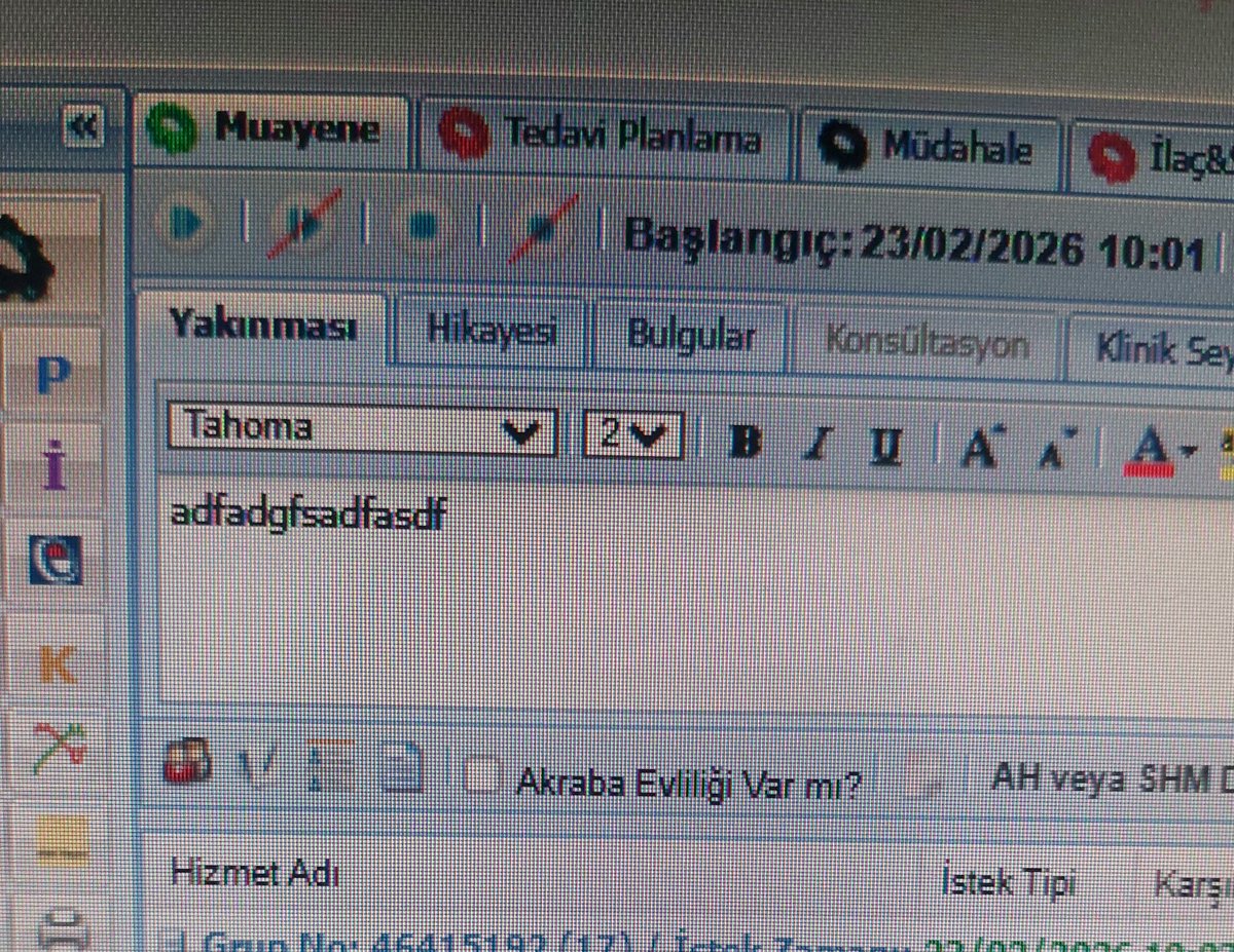 jxnezt's tweet photo. hoca sistemden hastanın anamnezine bak dedi bu yazıyo hasta şaka mı yaptı acaba ne anlamam gerek bundan https://t.co/EkGRDGvhn3