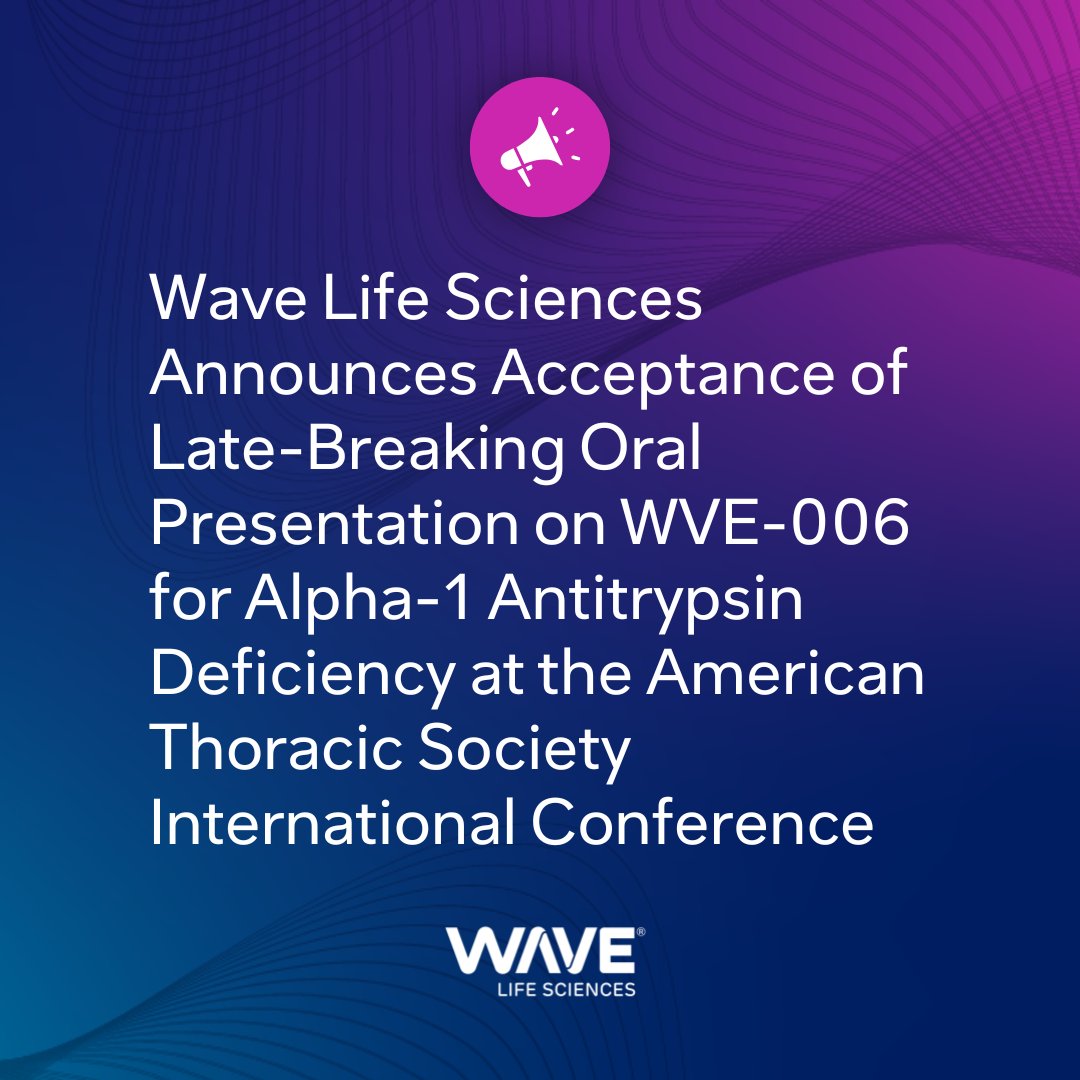 Wave Life Sciences tweet media
