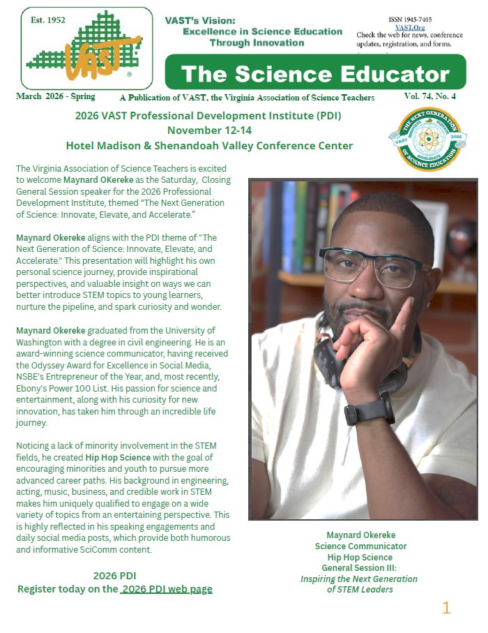 Virginia Association of Science Teachers tweet media