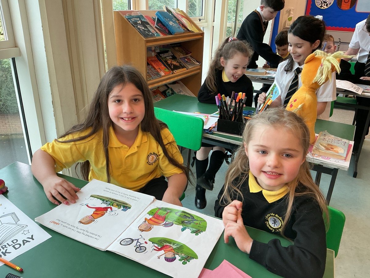 ctrps1's tweet image. Miss Galbraith’s P2 class and Mr Finnegan’s P6 class teamed up for some brilliant shared reading today as part of World Book Day! 📚✨ Lovely to see big buddies and little buddies enjoying stories together. 
#WorldBookDay2026 
#SharedReading #P2 #P6 #ReadingBuddies #LoveOfReading