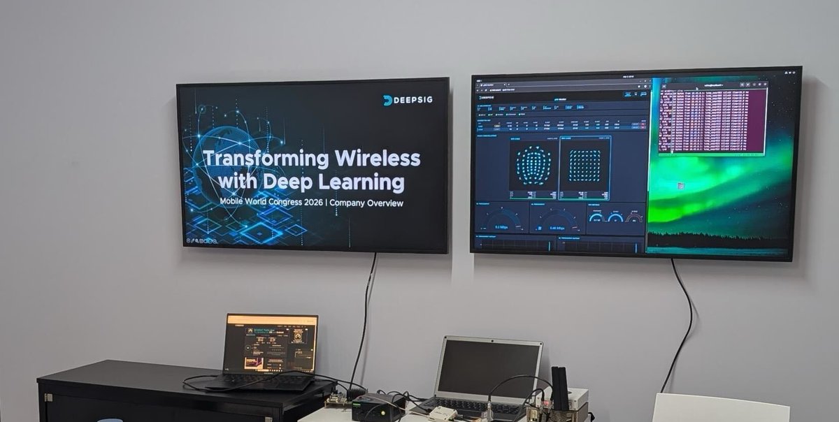deepsignl's tweet image. Final day at #MWCBarcelona 🚀 

The conversations this week made one thing clear: #AI-native #wireless is no longer theoretical. Across the show floor, we are seeing real systems taking shape, from AI-enabled #OpenRAN infrastructure to portable platforms that deliver real-time