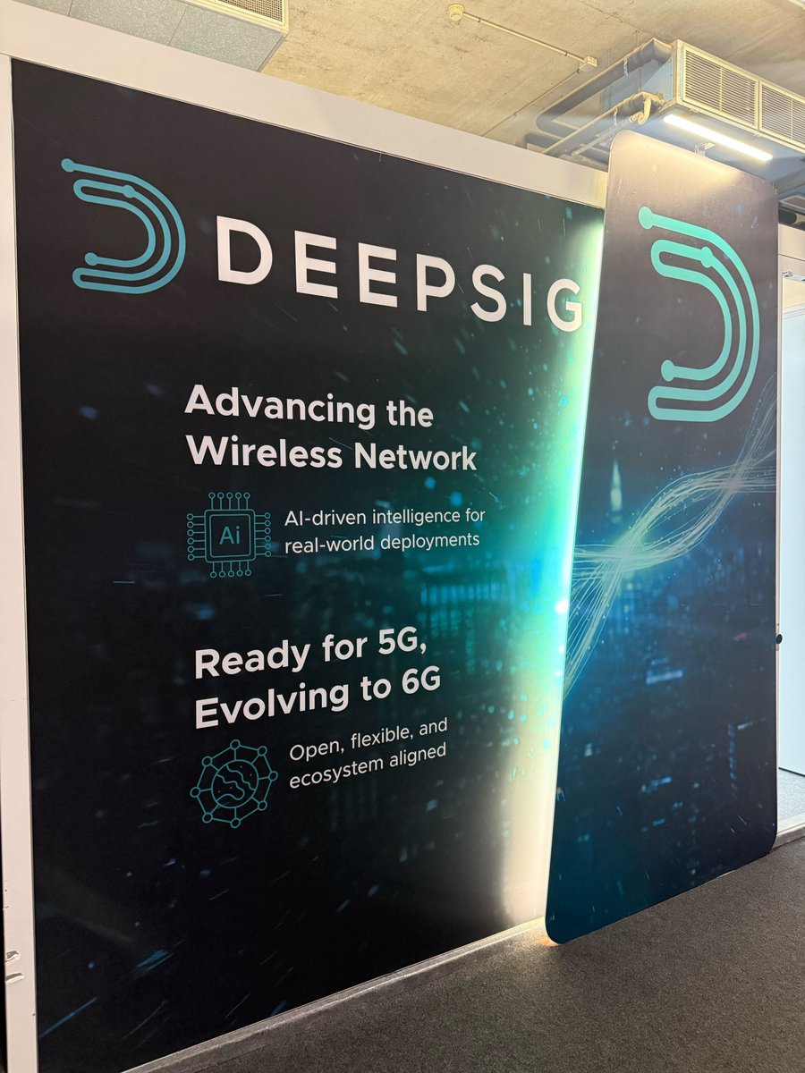 deepsignl's tweet image. Final day at #MWCBarcelona 🚀 

The conversations this week made one thing clear: #AI-native #wireless is no longer theoretical. Across the show floor, we are seeing real systems taking shape, from AI-enabled #OpenRAN infrastructure to portable platforms that deliver real-time