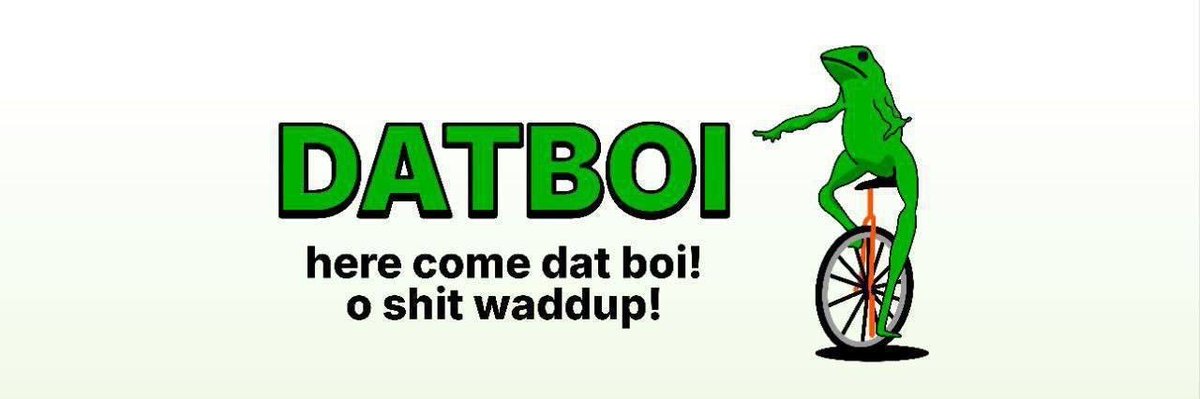Labkoin's tweet photo. $DATBOI 🐸🛞

The legend you’ve seen across the internet is rolling back.

Launching Today  at 6:00 PM UTC.

The unicycle is ready.
The frog is coming.

Here come Dat Boi.

Join the community:

https://t.co/ieuAhL4Yad⁠

https://t.co/M0Kxsu5Z8U

https://t.co/fPG6slaelH https://t.co/CS10HDa4DH