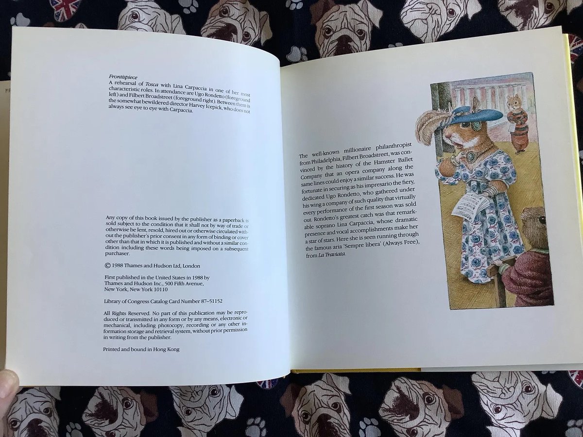 WatsonsVintage's tweet image. This is a FABULOUS and hard to find book. RARE Vintage 1988 First Edition The Hamster Opera Company Book in Hardback by Janis Mitchell -31 ADORABLE Colour Plates - Nostalgic Book Gift etsy.me/4aQe8ql via @Etsy #VintageBooks #FirstEdition #Hamsters #Opera #1988Gift