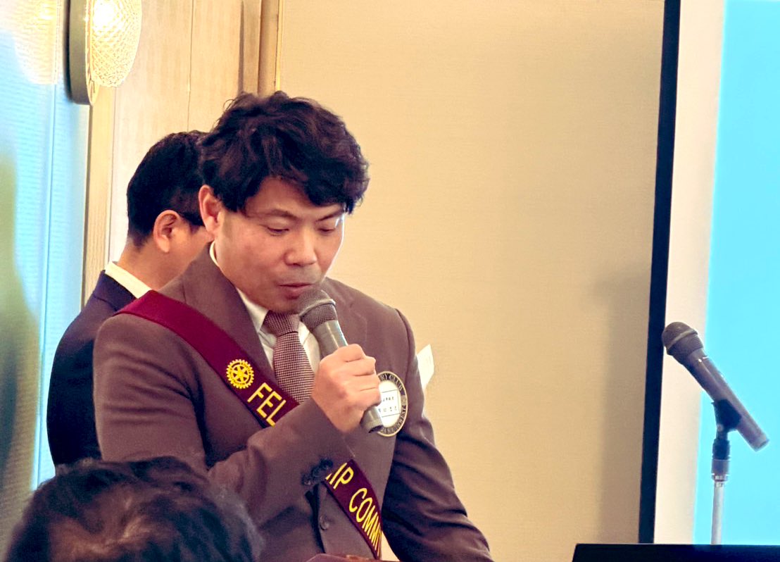 岡山西南ロータリー
イニシエーションスピーチ
頑張りました😅